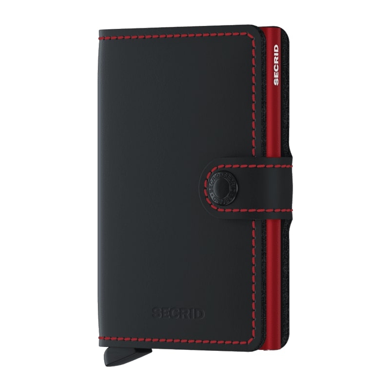 Secrid Miniwallet Matte Black & Red