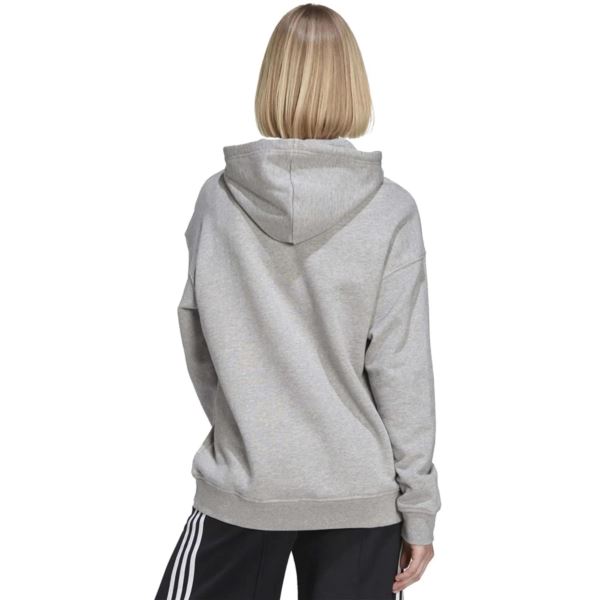 gray adidas trefoil hoodie