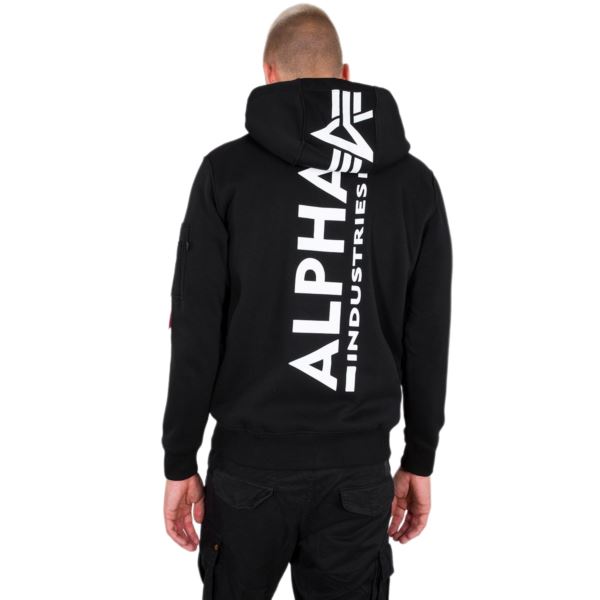 Alpha Industries Back Print Zip Hoody 128342-03