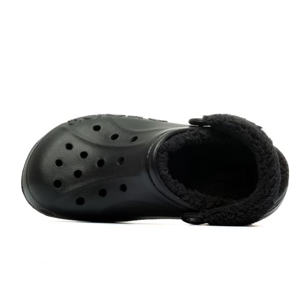 Crocs Baya Lined Fuzz Strap Clog 206633-060