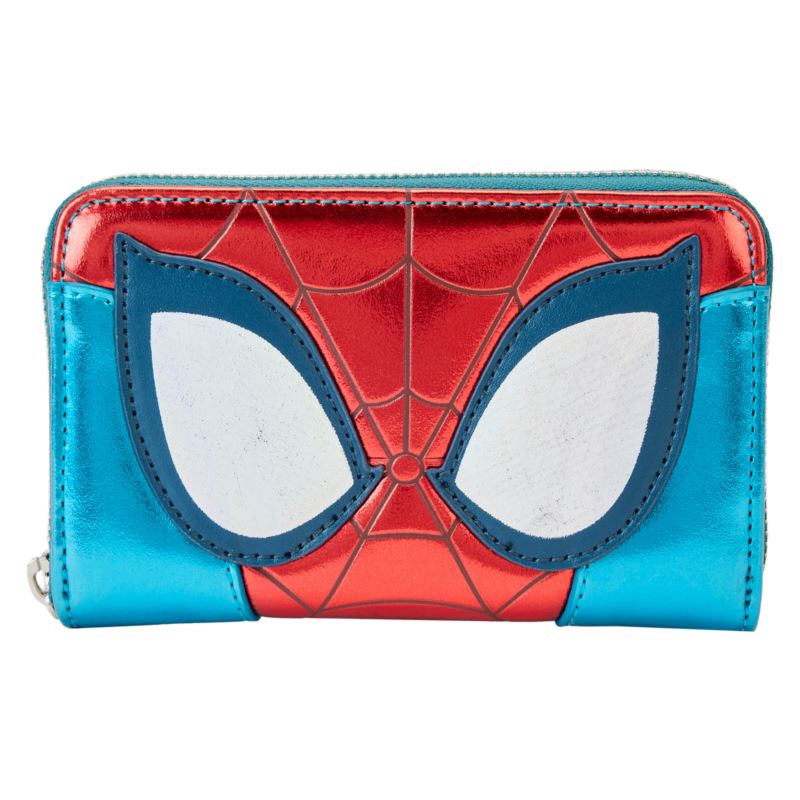 Loungefly MARVEL SPIDERMAN SHINE ZIP AROUND WALLET