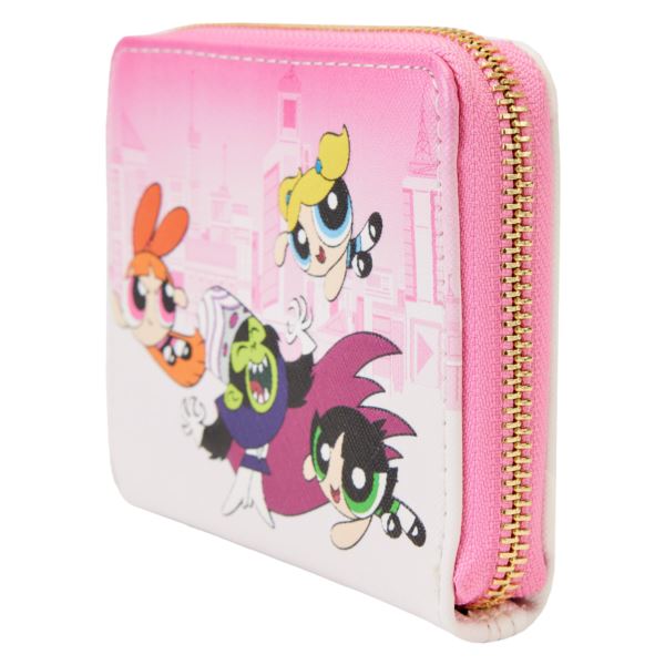 Loungefly POWER PUFF GIRLS VS MOJO JOJO ZIP WALLET