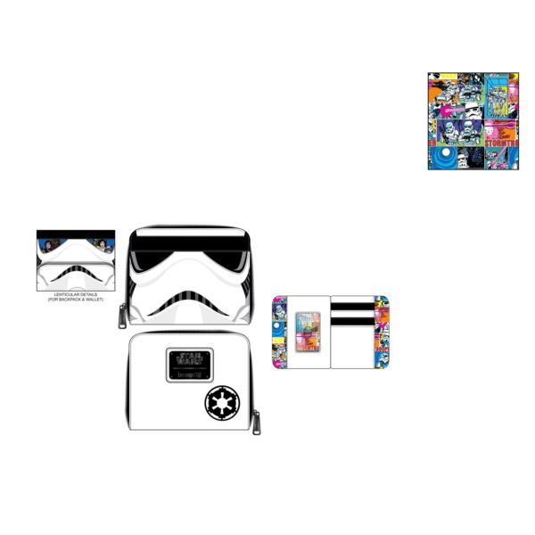 Loungefly STAR WARS STORMTROOPER ZIP AROUND WALLET