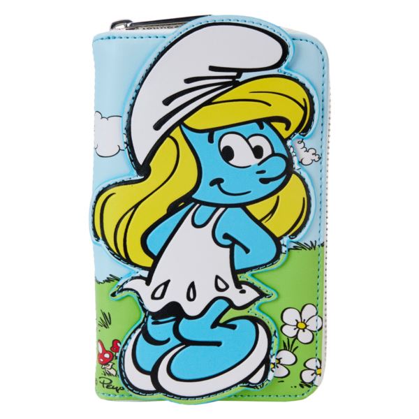 Loungefly LAFIG SMURFS SMURFETTE ZIP AROUND WALLET