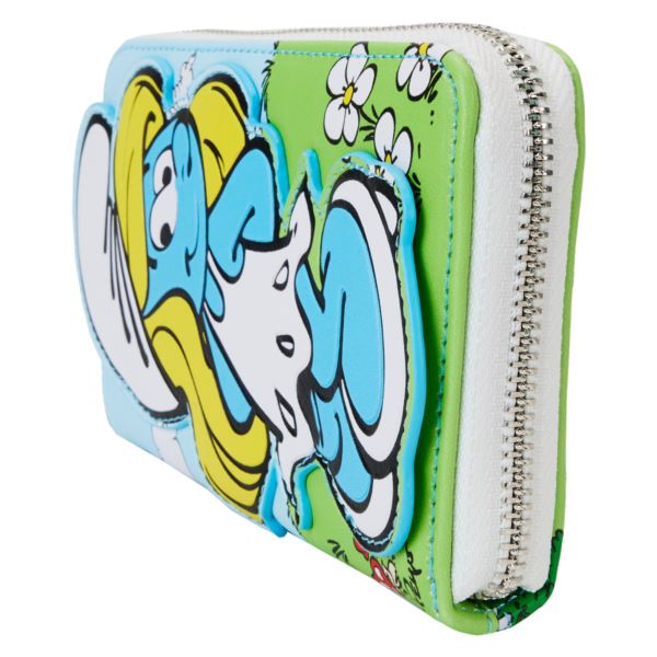 Loungefly LAFIG SMURFS SMURFETTE ZIP AROUND WALLET