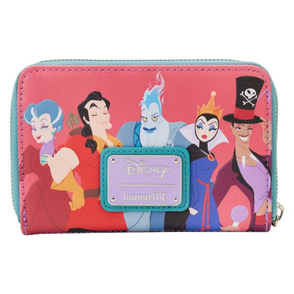 Loungefly DISNEY VILLAINS COLOR BLOCK ZIP WALLET