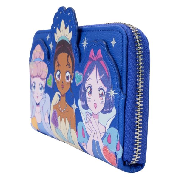 Loungefly LF DISNEY PRINCESS MANGA STYLE ZIP AROUN