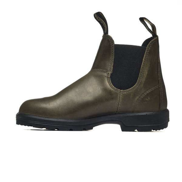 Blundstone dark green leather 2052