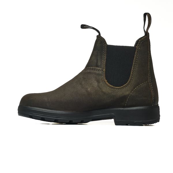 Blundstone dark olive suede leather 1615