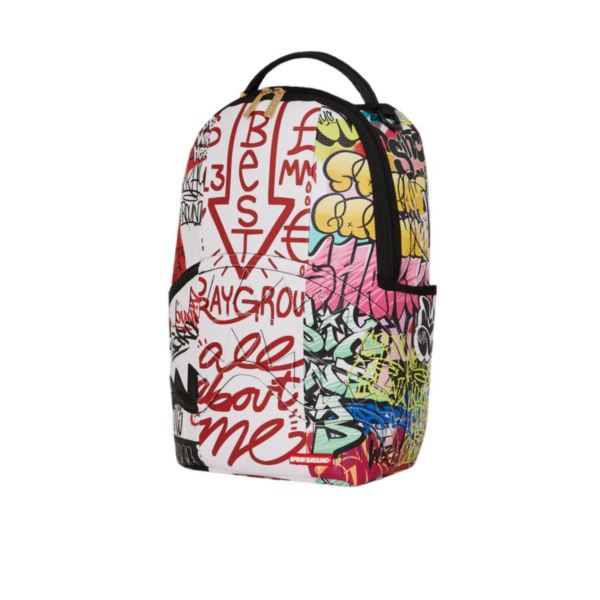 Sprayground TRI SPLIT GRAFFITI DLXSV BACKPACK