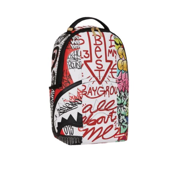 Sprayground TRI SPLIT GRAFFITI DLXSV BACKPACK