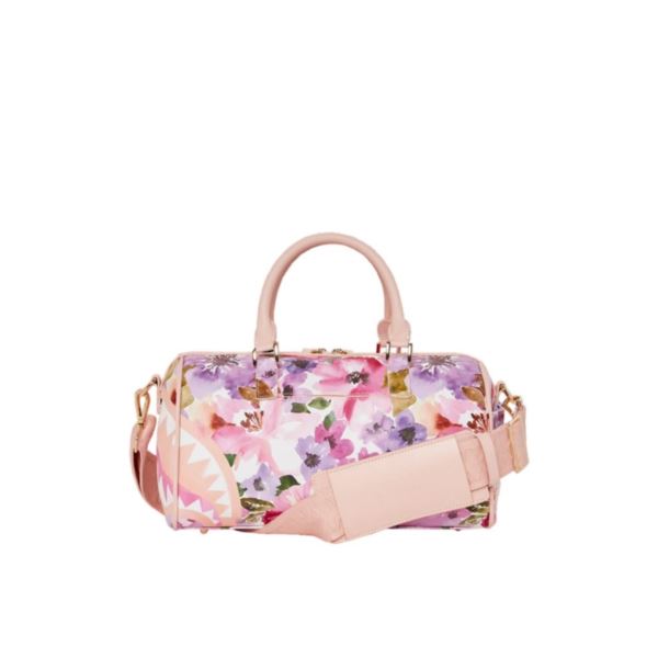 Sprayground PAINTED FLORAL SHARK MINI DUFFLE