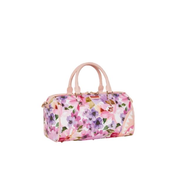 Sprayground PAINTED FLORAL SHARK MINI DUFFLE