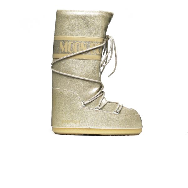 MOON BOOT ICON GLITTER GOLD 80D1402850B002