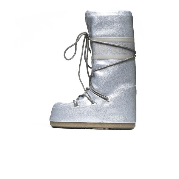 MOON BOOT ICON GLITTER SILVER 80D1402850H001