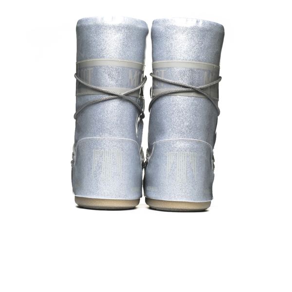 MOON BOOT ICON GLITTER SILVER 80D1402850H001