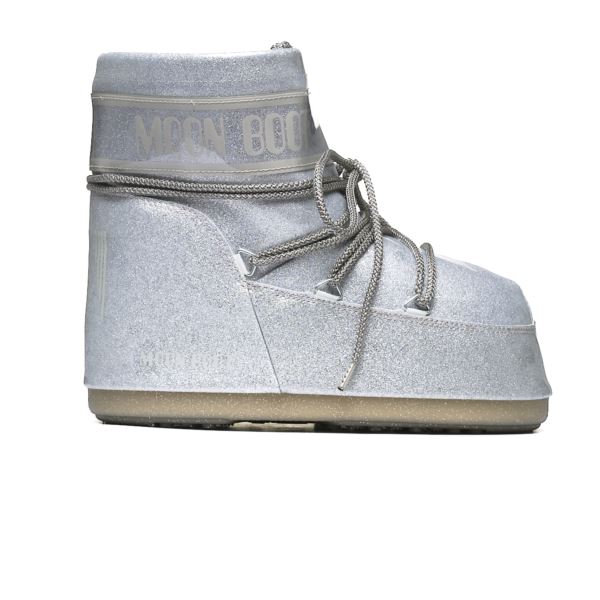 MOON BOOT ICON LOW GLITTER SILVER 80D1409440H001