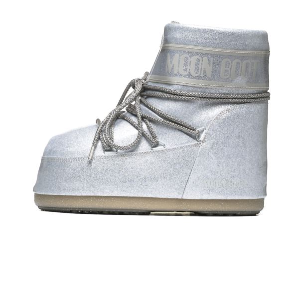 MOON BOOT ICON LOW GLITTER SILVER 80D1409440H001