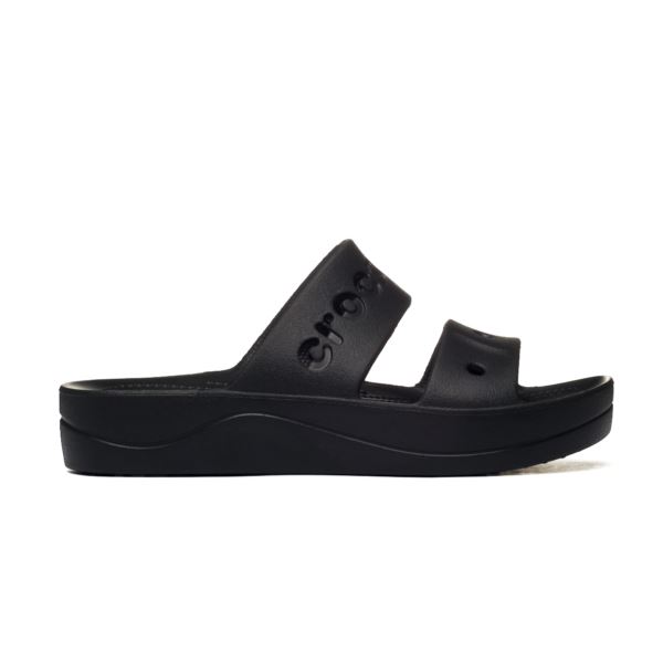 Crocs Baya Platform Sandal Black 208188-001