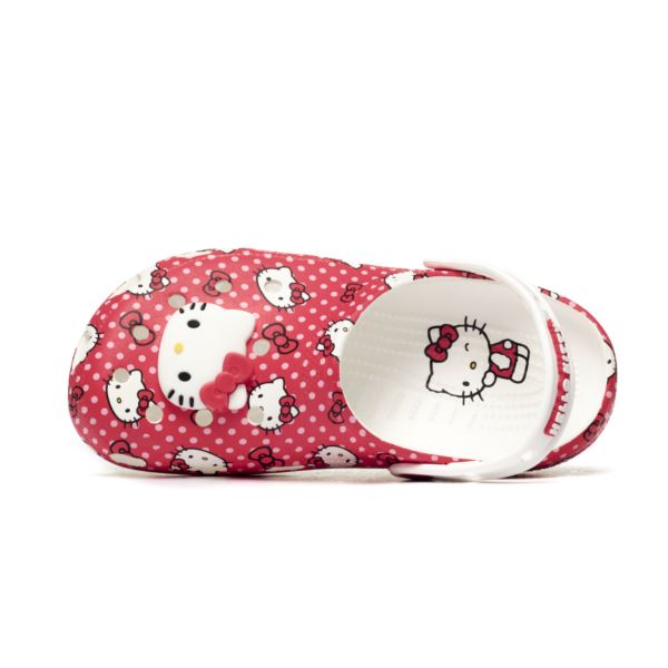 Crocs HELLO KITTY RED CLASSIC CLOG KID  210576-90H