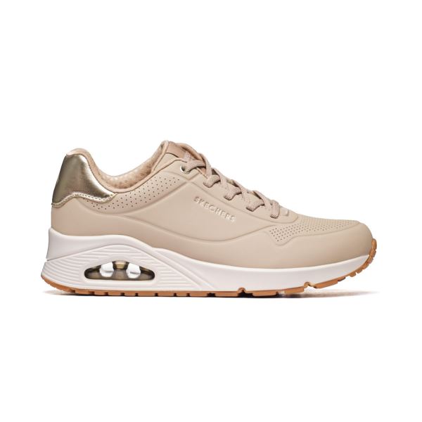 Skechers UNO - SHIMMER AWAY 155196-NUDE