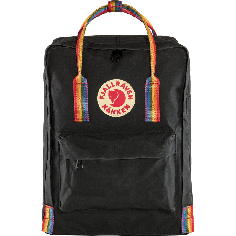 Fjallraven Kanken Rainbow Black-Rain...