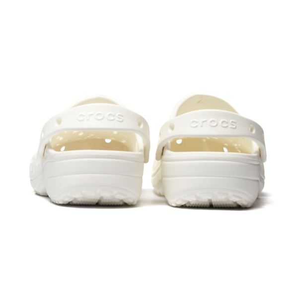 Crocs CLASSIC FLORAL CUT OUT CLOG CHALK 210927-0WV