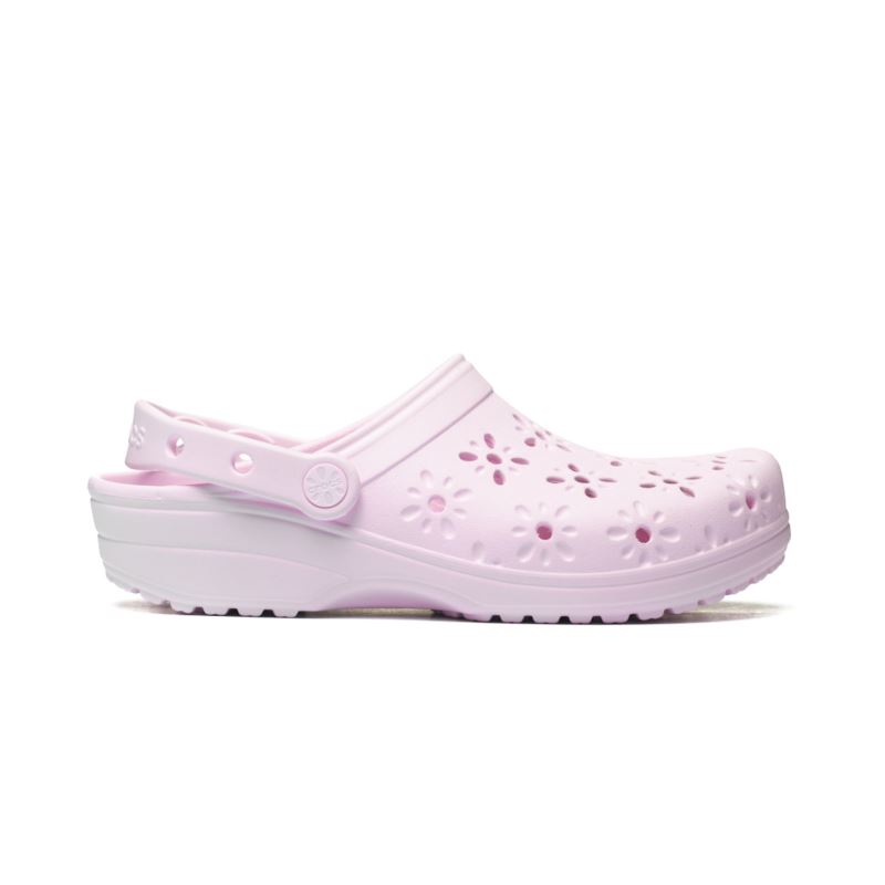 Crocs CLASSIC FLORAL CUT OUT CLOG 210927-6ZW