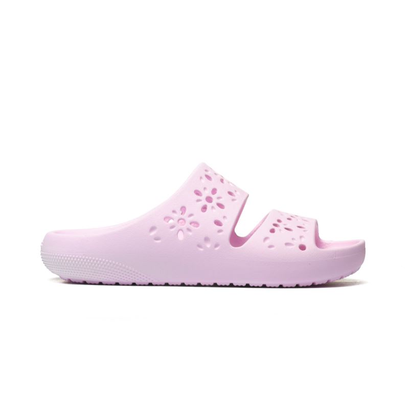 Crocs CLASSIC FLORAL CUT OUT SANDAL 210966-6ZW