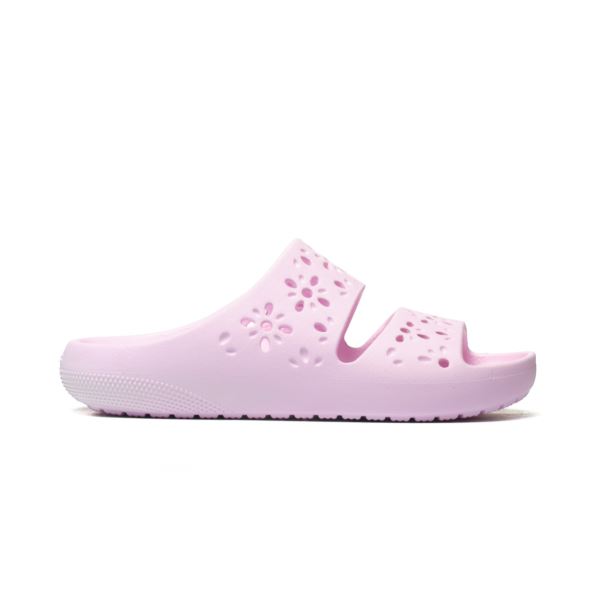 Crocs CLASSIC FLORAL CUT OUT SANDAL 210966-6ZW