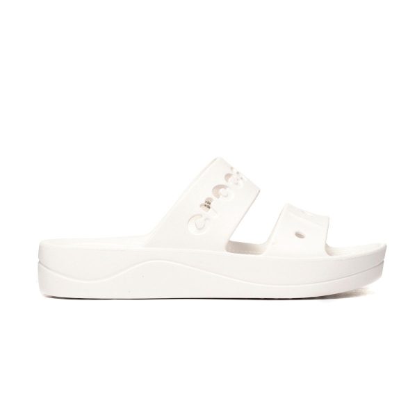 Crocs Baya Platform Sandal White 208188-100