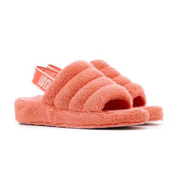 UGG FLUFF YEAH TERRY PEACH BLISS W 1127116-PBLS