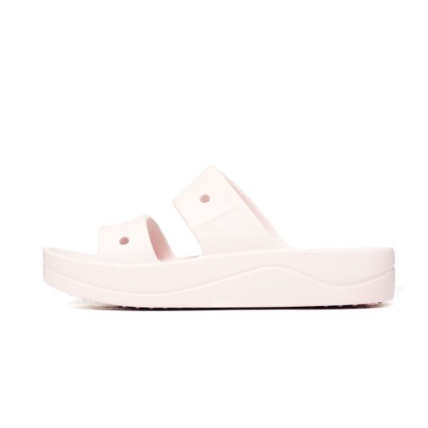 Crocs Baya Platform Sandal Barely Pink 208188-6PI