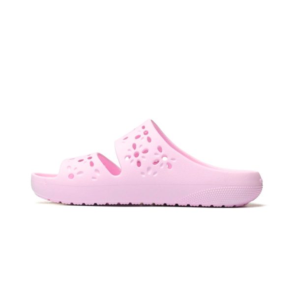 Crocs CLASSIC FLORAL CUT OUT SANDAL 210966-6ZW