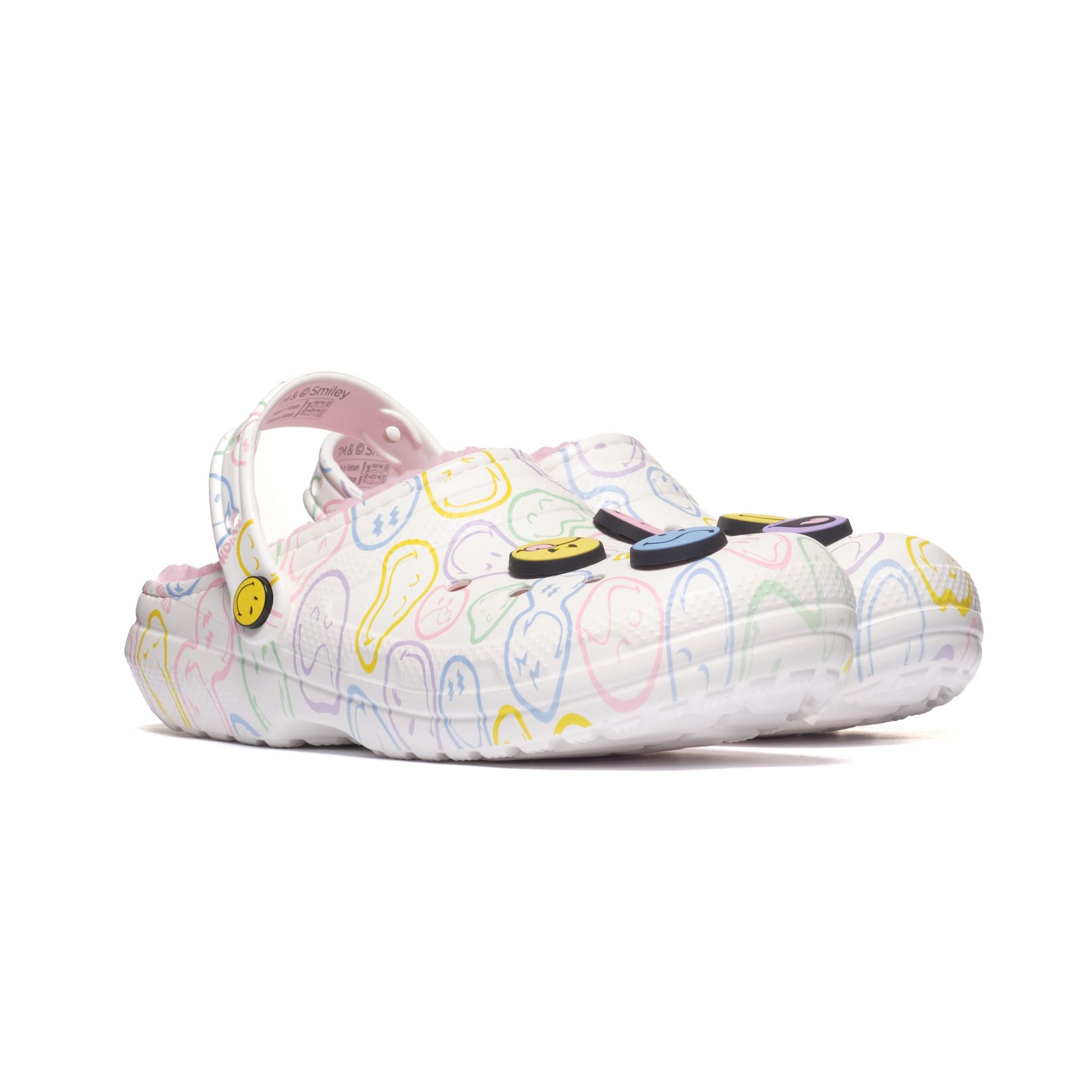 Crocs Smiley Classic Lined Clog 211696-90H - obrazek 2