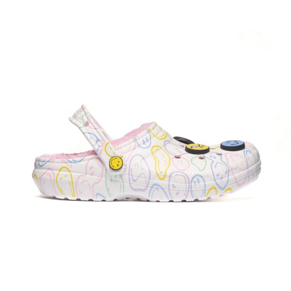 Crocs Smiley Classic Lined Clog 211696-90H