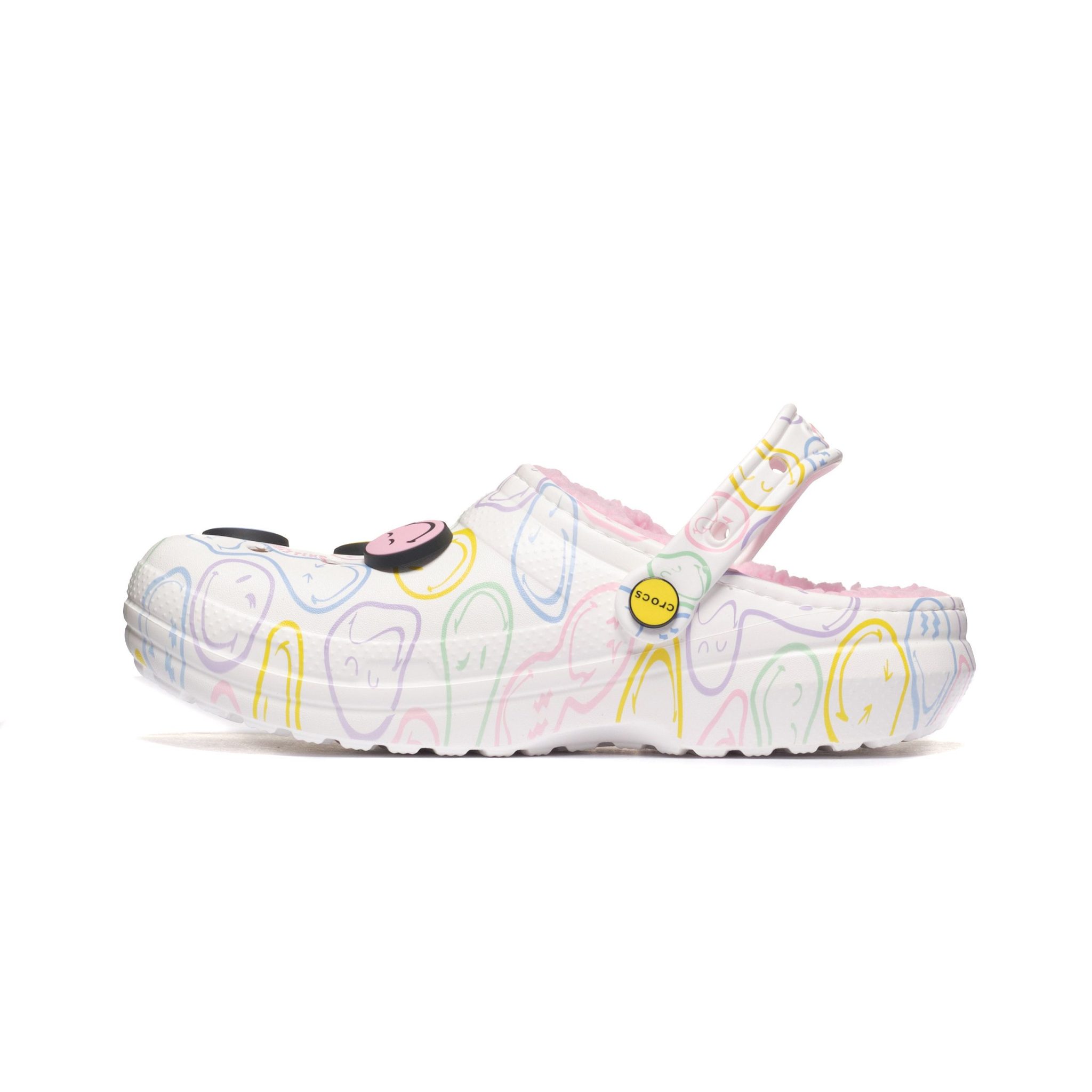Crocs Smiley Classic Lined Clog 211696-90H - obrazek 3