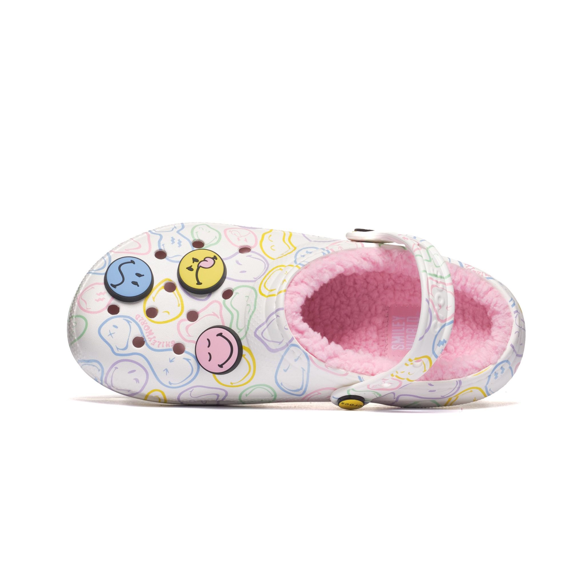 Crocs Smiley Classic Lined Clog 211696-90H - obrazek 4