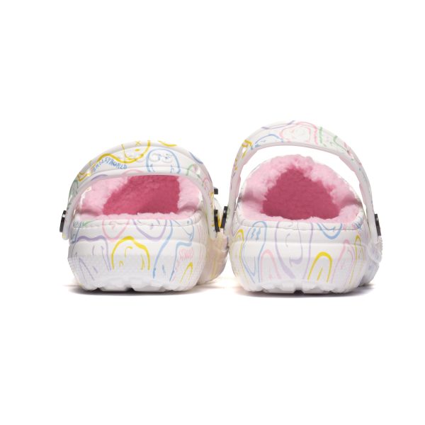 Crocs Smiley Classic Lined Clog 211696-90H