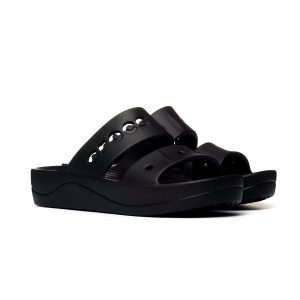 Crocs Baya Platform Sandal Black 208188-001