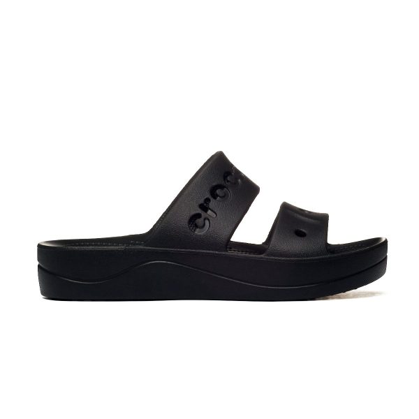 Crocs Baya Platform Sandal Black 208188-001