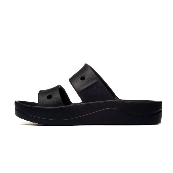 Crocs Baya Platform Sandal Black 208188-001