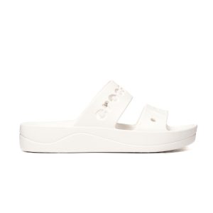 Crocs Baya Platform Sandal White 208188-100