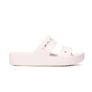 Crocs Baya Platform Sandal Barely Pink 208188-6PI