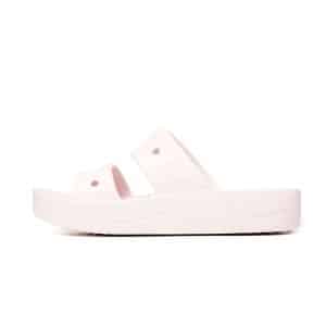 Crocs Baya Platform Sandal Barely Pink 208188-6PI