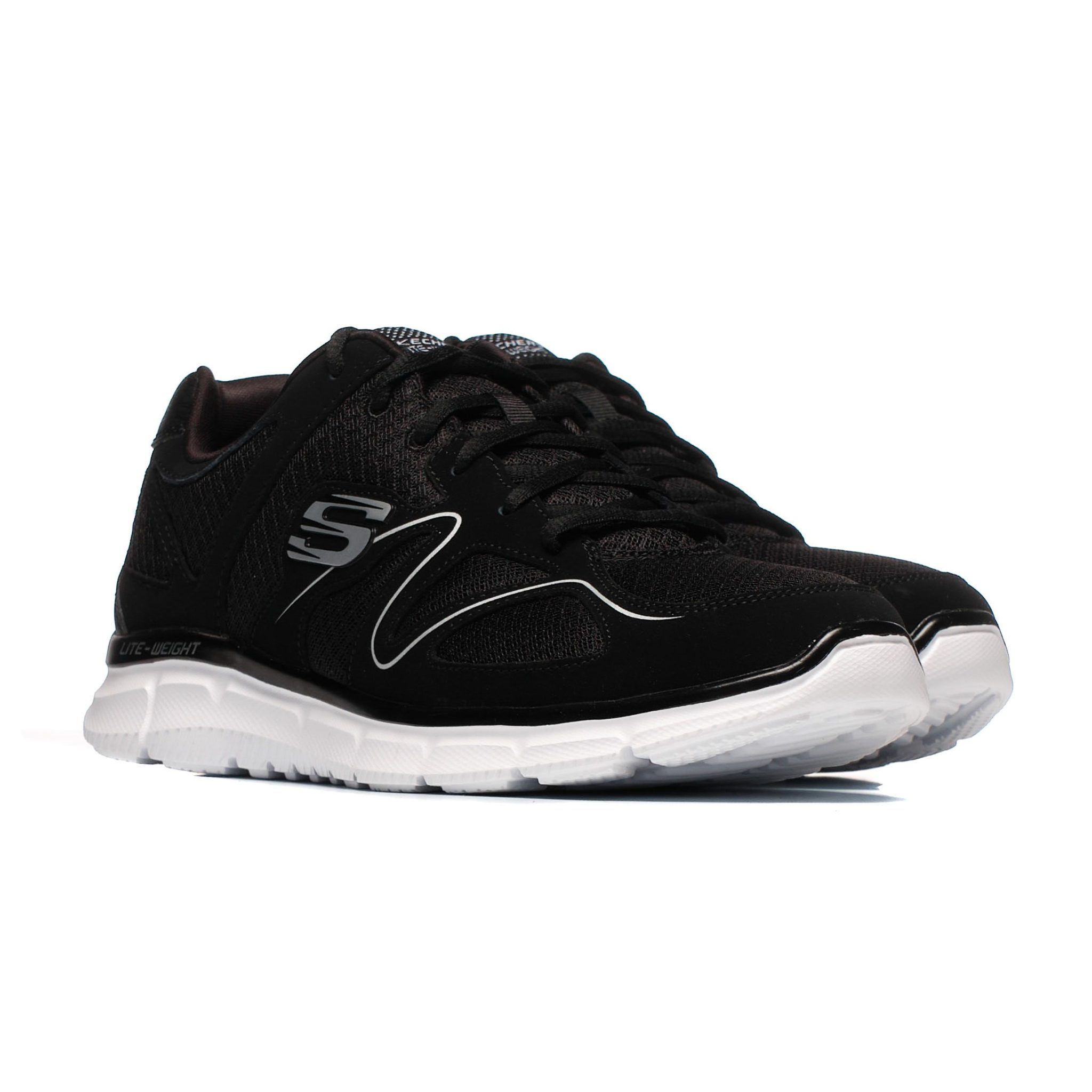 Skechers SATISFACTION- FLASH 58350-BKW - obrazek 2