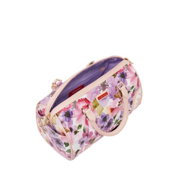 Sprayground PAINTED FLORAL SHARK MINI DUFFLE