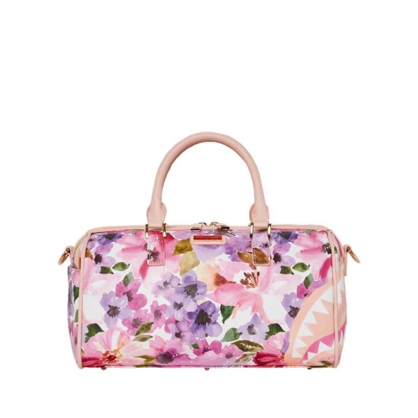 Sprayground PAINTED FLORAL SHARK MINI DUFFLE