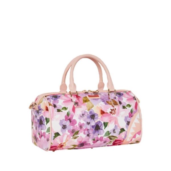 Sprayground PAINTED FLORAL SHARK MINI DUFFLE