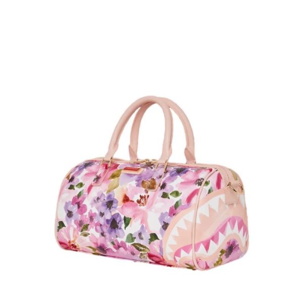 Sprayground PAINTED FLORAL SHARK MINI DUFFLE